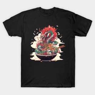 dragon ramen noodle T-Shirt